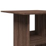 Tall bar table with storage, brown oak wood, 60x60x102 cm by , Kitchen and dining tables - Ref: Foro24-854334, Price: 63,67 €...