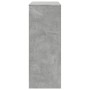 Tall bar table with gray wood and concrete shelves 90x40x103.5 cm by , Kitchen and dining tables - Ref: Foro24-854376, Price:...