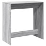 Mesa alta de bar madera ingeniería gris Sonoma 102x50x103,5 cm de , Mesas de cocina y de comedor - Ref: Foro24-854432, Precio...