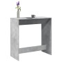 Mesa alta de bar madera ingeniería gris hormigón 102x50x103,5cm de , Mesas de cocina y de comedor - Ref: Foro24-854430, Preci...