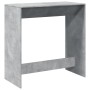 Hoher Barhockertisch aus grauem Beton-Ingenieurholz, 102x50x103,5 cm. von , Küchen- und Esstische - Ref: Foro24-854430, Preis...