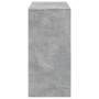 Hoher Barhockertisch aus grauem Beton-Ingenieurholz, 102x50x103,5 cm. von , Küchen- und Esstische - Ref: Foro24-854430, Preis...