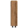 Narrow storage cart 3 levels oak wood artisan by , Kitchen and dining carts - Ref: Foro24-855249, Price: 49,65 €, Discount: %