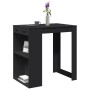 Mesa alta de bar madera ingeniería negra 102x70x103,5 cm de , Mesas de cocina y de comedor - Ref: Foro24-3309322, Precio: 132...