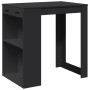 Mesa alta de bar madera ingeniería negra 102x70x103,5 cm de , Mesas de cocina y de comedor - Ref: Foro24-3309322, Precio: 132...