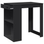 Mesa alta de bar madera ingeniería negra 102x70x103,5 cm de , Mesas de cocina y de comedor - Ref: Foro24-3309322, Precio: 132...