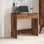 Wooden desk, aged wood engineering, 80x40x75 cm by , Desks - Ref: Foro24-855992, Price: 72,03 €, Discount: %