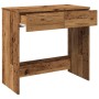 Wooden desk, aged wood engineering, 80x40x75 cm by , Desks - Ref: Foro24-855992, Price: 72,03 €, Discount: %