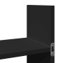 Engineered wood black wall cabinet 100x18x40 cm by , Shelves and shelves - Ref: Foro24-854797, Price: 38,18 €, Discount: %