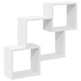 Engineered wood white wall cabinet 78x18x71 cm by , Shelves and shelves - Ref: Foro24-854805, Price: 41,24 €, Discount: %