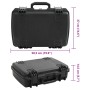 Black PP flight portable briefcase 50.5x37x14.5 cm by , Camera bags and cases - Ref: Foro24-4007248, Price: 72,08 €, Discount: %