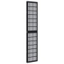 3-panel solid Paulownia wood room divider screen in black. by , Room dividers - Ref: Foro24-358765, Price: 80,27 €, Discount: %