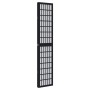 4-panel solid Paulownia wood room divider screen in black. by , Room dividers - Ref: Foro24-358771, Price: 114,82 €, Discount: %