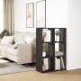 Black engineered wood divider bookcase 69.5x29x103.5 cm by , Bookcases and shelves - Ref: Foro24-858013, Price: 73,64 €, Disc...