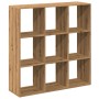 Artisan oak wood divider bookcase 102x29x103.5 cm by , Bookcases and shelves - Ref: Foro24-858047, Price: 88,94 €, Discount: %