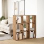 Artisan oak wood divider bookcase 102x29x103.5 cm by , Bookcases and shelves - Ref: Foro24-858047, Price: 88,94 €, Discount: %