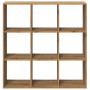 Artisan oak wood divider bookcase 102x29x103.5 cm by , Bookcases and shelves - Ref: Foro24-858047, Price: 88,94 €, Discount: %