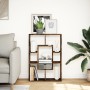 Engineered wood smoked oak bookshelf 63x20x90 cm by , Bookcases and shelves - Ref: Foro24-858142, Price: 52,34 €, Discount: %