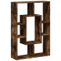 Engineered wood smoked oak bookshelf 63x20x90 cm by , Bookcases and shelves - Ref: Foro24-858142, Price: 52,34 €, Discount: %