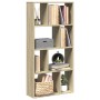 Engineered wood bookshelf in Sonoma oak, 60x20x120 cm by , Bookcases and shelves - Ref: Foro24-858149, Price: 65,06 €, Discou...