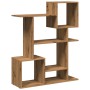 Divider bookcase made of oak wood, artisan engineering, 92x29x112 cm. by , Bookcases and shelves - Ref: Foro24-858128, Price:...