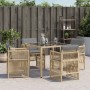 Garden armchairs with 4 synthetic rattan beige mix cushions by , Garden chairs - Ref: Foro24-364972, Price: 195,86 €, Discoun...