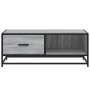 Mesa de centro madera ingeniería metal gris Sonoma 90x57x35 cm de , Mesas de centro - Ref: Foro24-848757, Precio: 101,60 €, D...