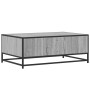 Engineered wood and gray Sonoma metal coffee table 90x57x35 cm by , Coffee table - Ref: Foro24-848757, Price: 101,72 €, Disco...