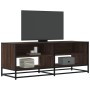 Mueble TV metal y madera ingeniería marrón roble 120,5x40x46 cm de , Muebles TV - Ref: Foro24-848893, Precio: 95,74 €, Descue...