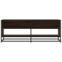 TV stand made of metal and brown oak wood, measuring 120.5x40x46 cm. by , TV Furniture - Ref: Foro24-848893, Price: 121,39 €,...