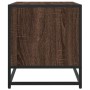 TV stand made of metal and brown oak wood, measuring 120.5x40x46 cm. by , TV Furniture - Ref: Foro24-848893, Price: 121,39 €,...