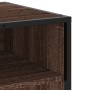 Mueble TV metal y madera ingeniería marrón roble 120,5x40x46 cm de , Muebles TV - Ref: Foro24-848893, Precio: 95,74 €, Descue...