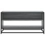 Mueble TV madera ingeniería y metal roble ahumado 91x40x46 cm de , Muebles TV - Ref: Foro24-848887, Precio: 85,80 €, Descuent...