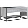 Mueble TV madera ingeniería y metal roble ahumado 91x40x46 cm de , Muebles TV - Ref: Foro24-848887, Precio: 85,80 €, Descuent...