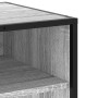 Mueble TV madera ingeniería y metal roble ahumado 91x40x46 cm de , Muebles TV - Ref: Foro24-848887, Precio: 85,80 €, Descuent...