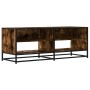 Mueble TV metal y madera ingeniería roble humo 120,5x40x46 cm | Foro24|Onlineshop| Casa, Jardín y Más Foro24.es