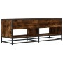 Mueble TV metal y madera ingeniería roble humo 120,5x40x46 cm | Foro24|Onlineshop| Casa, Jardín y Más Foro24.es