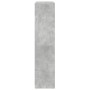 Divider bookcase 3 levels gray wood concrete 123x29x123 cm by , Bookcases and shelves - Ref: Foro24-857988, Price: 81,18 €, D...