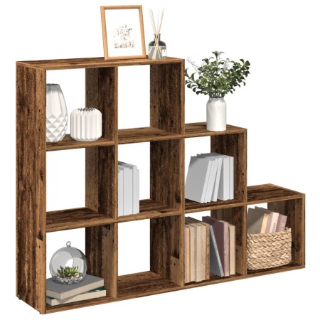 Antique wooden 3-level divider bookcase 137.5x29x103.5 cm by , Bookcases and shelves - Ref: Foro24-857983, Price: 91,52 €, Di...