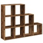 Antique wooden 3-level divider bookcase 137.5x29x103.5 cm by , Bookcases and shelves - Ref: Foro24-857983, Price: 91,52 €, Di...