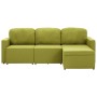 Sofá cama modular de 3 plazas tela verde de , Sofás - Ref: Foro24-288788, Precio: 475,40 €, Descuento: %