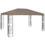 Garden gazebo tent with 4x3 m taupe LED light strip by , Tents and gazebos - Ref: Foro24-3070325, Price: 289,15 €, Discount: %