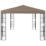 Garden gazebo tent with 4x3 m taupe LED light strip by , Tents and gazebos - Ref: Foro24-3070325, Price: 289,15 €, Discount: %