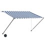 Toldo retráctil con LED azul y blanco 250x150 cm de , Toldos - Ref: Foro24-145903, Precio: 52,39 €, Descuento: %