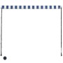 Toldo retráctil con LED azul y blanco 250x150 cm de , Toldos - Ref: Foro24-145903, Precio: 52,39 €, Descuento: %