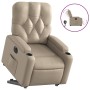 Electric lift chair in artificial leather, cappuccino color. by , Armchairs - Ref: Foro24-3204792, Price: 318,64 €, Discount: %