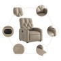 Sillón elevable eléctrico cuero artificial capuchino de , Sillones - Ref: Foro24-3204792, Precio: 318,64 €, Descuento: %