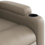 Sillón elevable eléctrico cuero artificial capuchino de , Sillones - Ref: Foro24-3204792, Precio: 318,64 €, Descuento: %