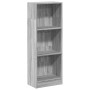 Engineered wood bookshelf in Sonoma gray, 40x24x109 cm. by , Bookcases and shelves - Ref: Foro24-857779, Price: 42,31 €, Disc...