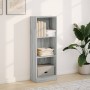 Engineered wood bookshelf in Sonoma gray, 40x24x109 cm. by , Bookcases and shelves - Ref: Foro24-857779, Price: 42,31 €, Disc...